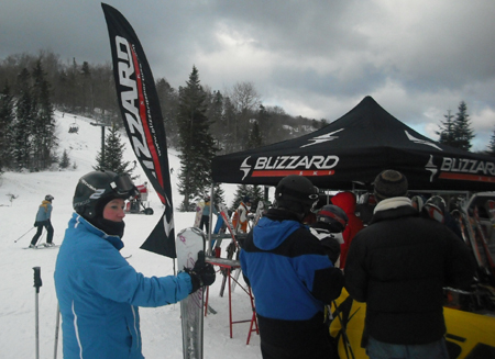 By being visible at big ski events, like 13 Hours of EICSL at Bretton Woods, Jack Frost is reaching its target audience in a place where they enjoy being.