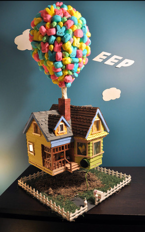 The winning entry, inspired by Up! the movie. And here I am just letting them get stale. Some people are inspiring!