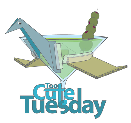 We now have a logo, which is really just the beginning of the Too Cute Tuesday empire. *evil laugh* Well, if evil is creative crafts and fun with friends...Actually sounds like a fun empire to us!