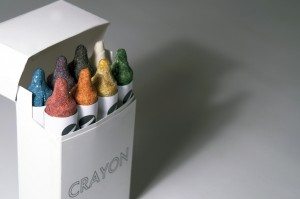 OK, so my crayons wouldn't rock this much but how cool is it to make something pretty, functional, and edible? I was going to try to make this.