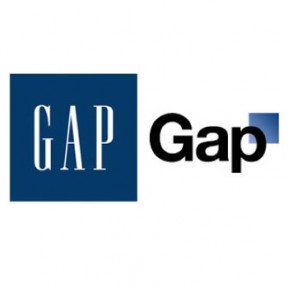 Gap Logo, Before/After and For Fiveish Hours A Week Ago