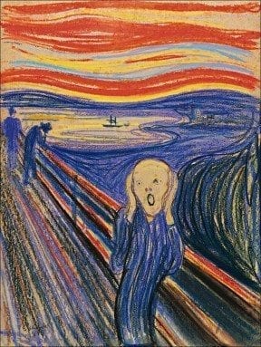 You charge what?!? (The Scream by Van Gogh seemed appropriate both from a sentiment and non copyrighted standpoint)