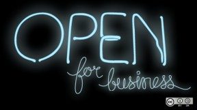 I'm all about you opening for business. Photo via: https://www.flickr.com/photos/opensourceway