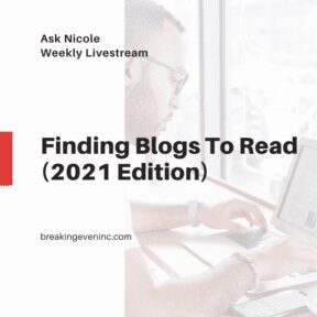 Finding Blogs To Read