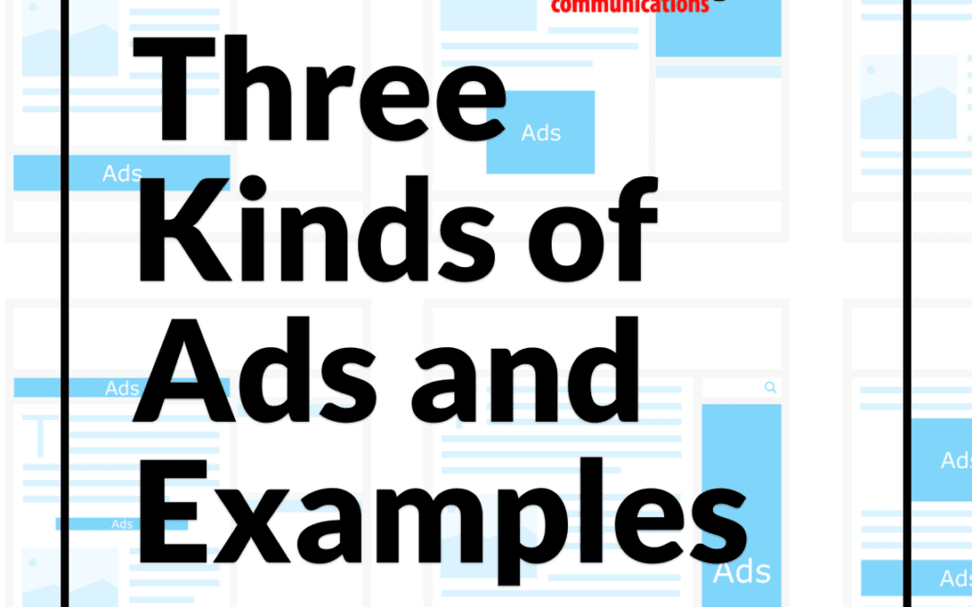 Three Kinds of Ads and Examples